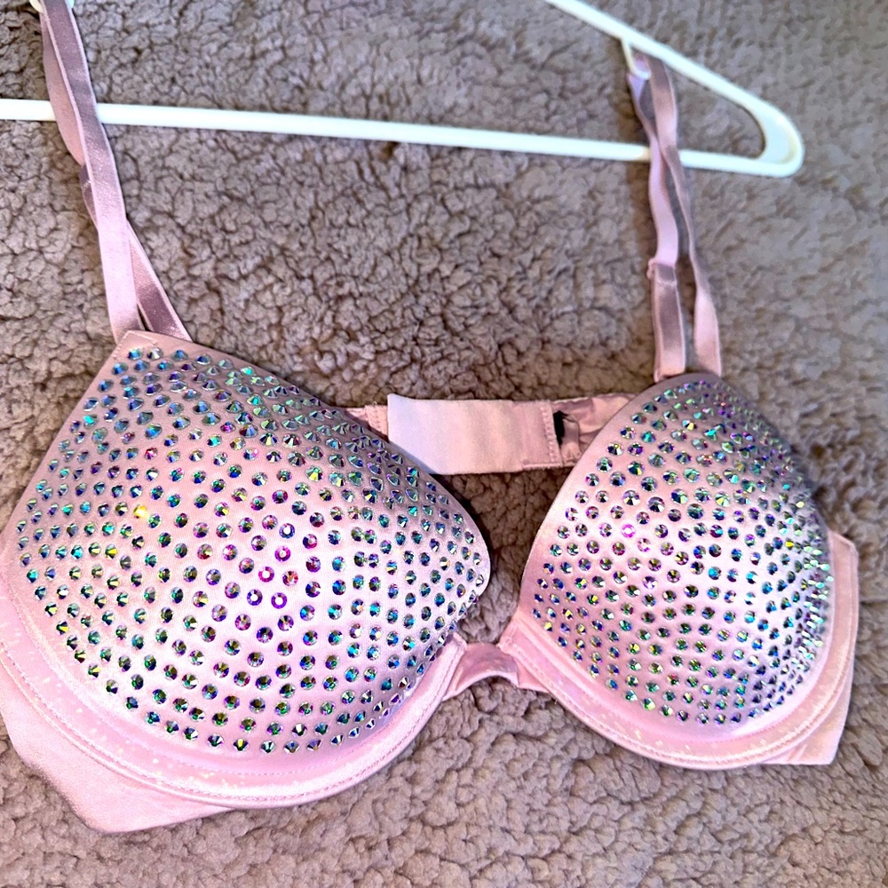 Rhinestone Victoria Secret Bra 34 C